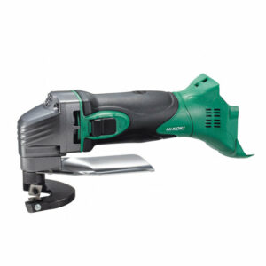 Cisaille 18V Li-ion sans batt./ni charg., vit à vide 5300 tr/min, cap acier 1,6mm, inox 1,2mm, alu 2,3mm, rayon mini de coupe 25mm, Gde autonomie de cpe => 80m, livrée en carton + 1 jeu de cales, 1 clé 6 pans, 1 couteau mobile et 1 fixe