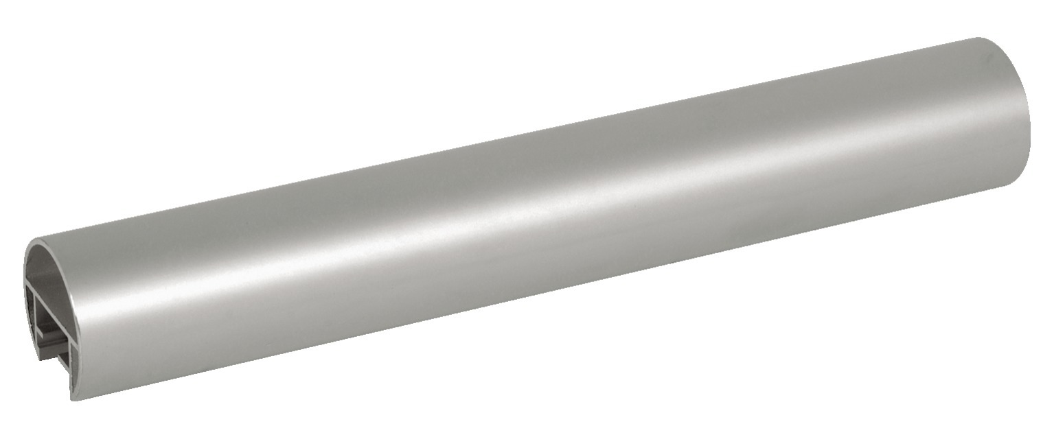 Profil de main courante aluminium ronde D 40 2 m DUVAL 61-0102-1402