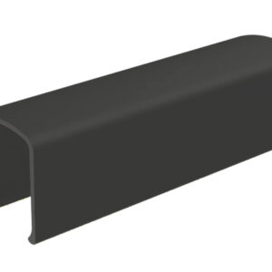 Profil de recouvrement 6000 mm RAL9005 FERCO 9-33444-60-0-6