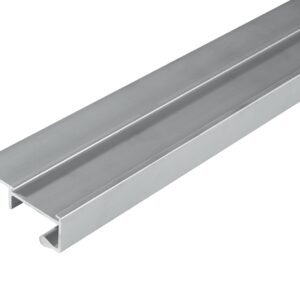 Profil pour dossiers suspendus 225 longueur 2 m alu anodisé argent DUVAL 42-0102-5102