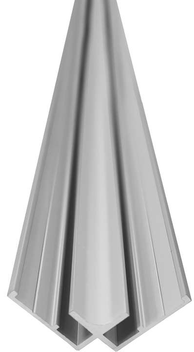 Profilé angle Vipanel 90° intérieur argent mat ROTH 1420000323
