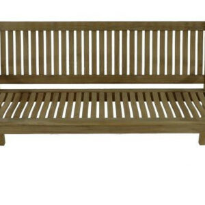 Banc de jardin Club en teck FSC - 150 x 70 x 88 cm - Teck