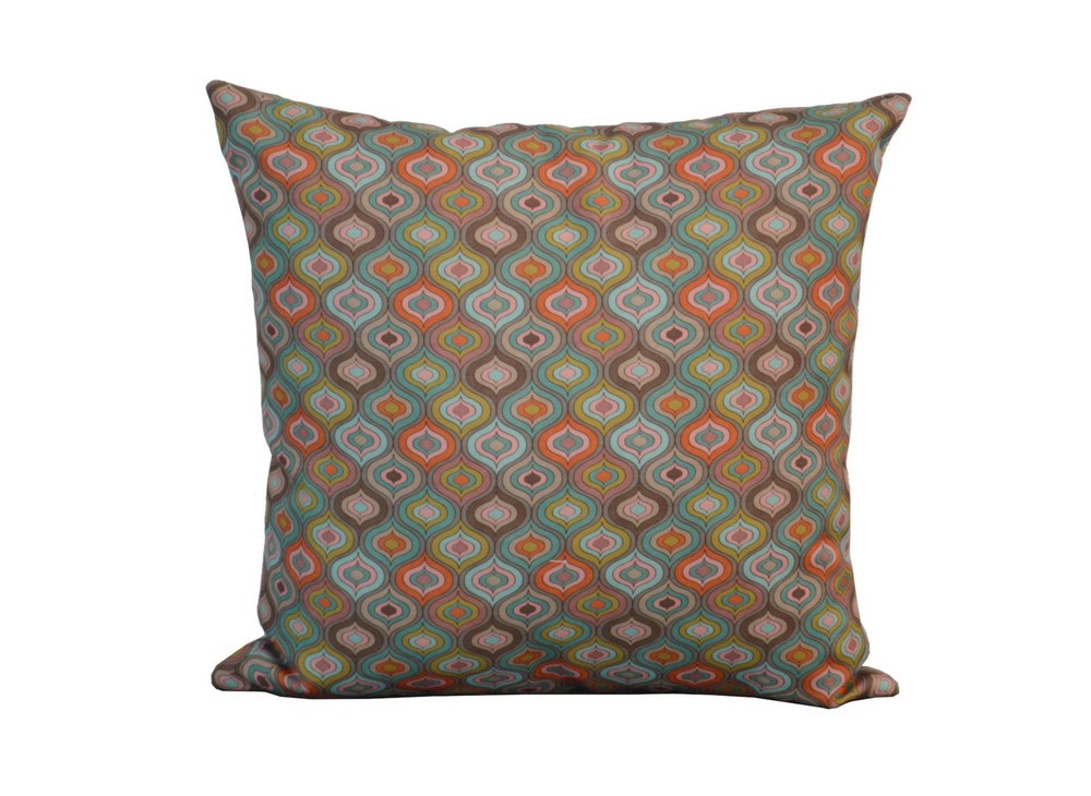 Coussin déhoussable exterieur décor Motif Graphique vintage 45 x 45 cm