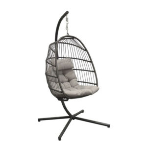 Fauteuil suspendu - Gris kiwi