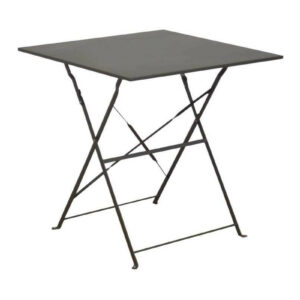 Guéridon Cuba carré - 70 x 70 cm - gris