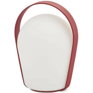 Lampe de table Bob loop - 11,7 x 10 x 16 cm - rouge