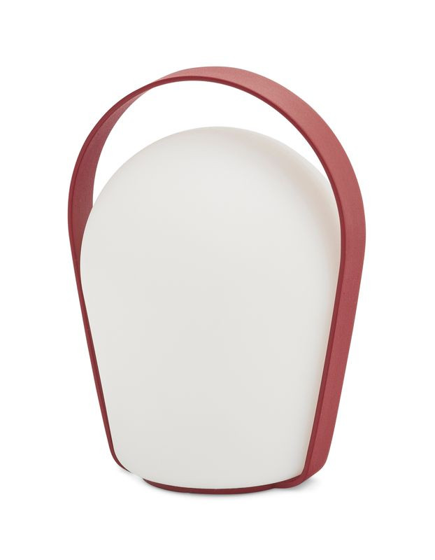 Lampe de table Bob loop - 11,7 x 10 x 16 cm - rouge