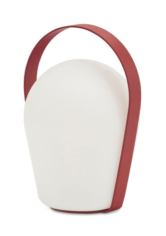 Lampe de table large Bob Loop - 20 x 18 x 29 cm - rouge