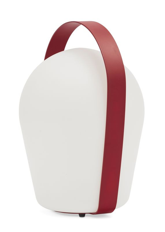Lampe de table XL Bob Loop - 32 x 29 x 44 cm - rouge