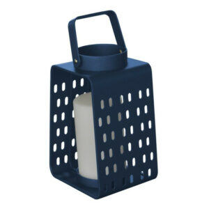 Lampe intérieur/extérieur GM (grand modèle) alu - bleu 19 x 32 x 15 cm