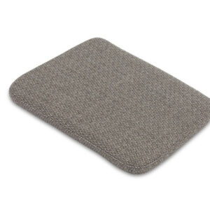 Lot de 8 galettes PICNIC CURV - 40 x 33 x 3,5 cm - Olefin gris