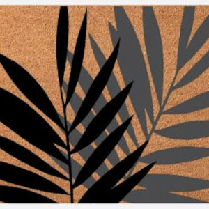 Paillasson 60x40 Fibre Naturelle - Feuilles