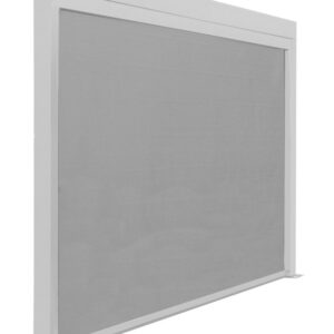 Rideau BioClim 4M pour Pergola Autoportée - Aluminium époxy blanc - TPEP perle