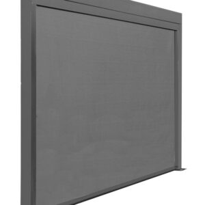 Rideau BioClim 4M pour Pergola Autoportée - Aluminium époxy gris - TPEP gris