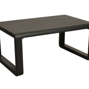 Table basse de jardin rectangulaire Quenza II - graphite 90 x 40 x 60 cm