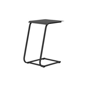 Table basse de jardin Violette II en acier 35 x 52 x 48 cm - graphite