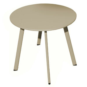 Table basse - MASSAÏ - Acier époxy - Ø60 cm - Sand