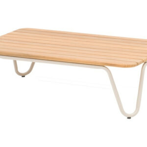 Table basse RIVA - Blanc Teck
