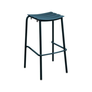 Tabouret de jardin haut empilable Perfect - bleu 50 x 79 x 46 cm