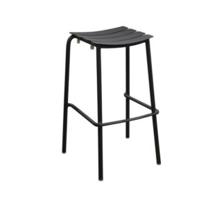 Tabouret de jardin haut empilable Perfect - graphite 50 x 79 x 46 cm