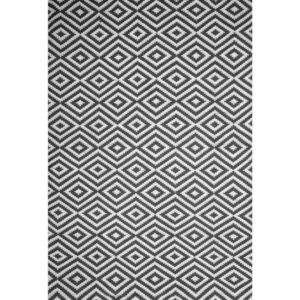 Tapis d'extérieur polyethylene 120x170 - elvig gris