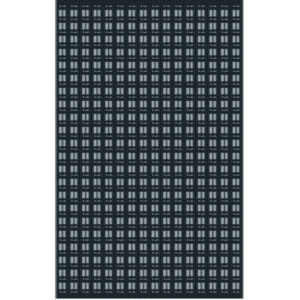 Tapis d’extérieur pour salon détente ou repas blanc/graphite 240 x 150 cm