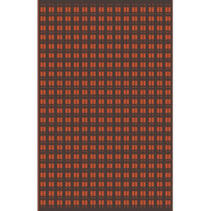 Tapis d’extérieur pour salon détente ou repas paprika/graphite 240 x 150 cm