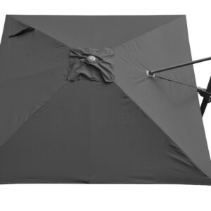 Toile Parasol Mat Déporté NH Tilt 3x3/8 Polyester 210gr SD - Gris