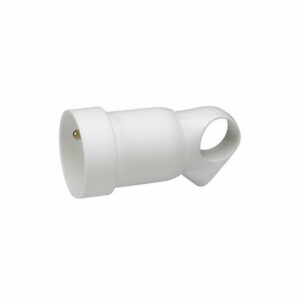 Prolongateur 2P+T + anneau - 16A - blanc LEGRAND
