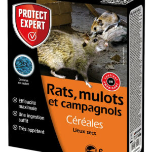 Céréales antirats et souris, PROTECT EXPERT, 150g