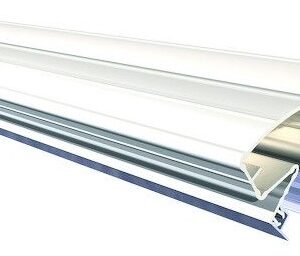 Protection anti-pince doigts Euro Pare Doigt Plus longueur 198 cm joints 50 et 90 mm blanc ELLEN 805301198