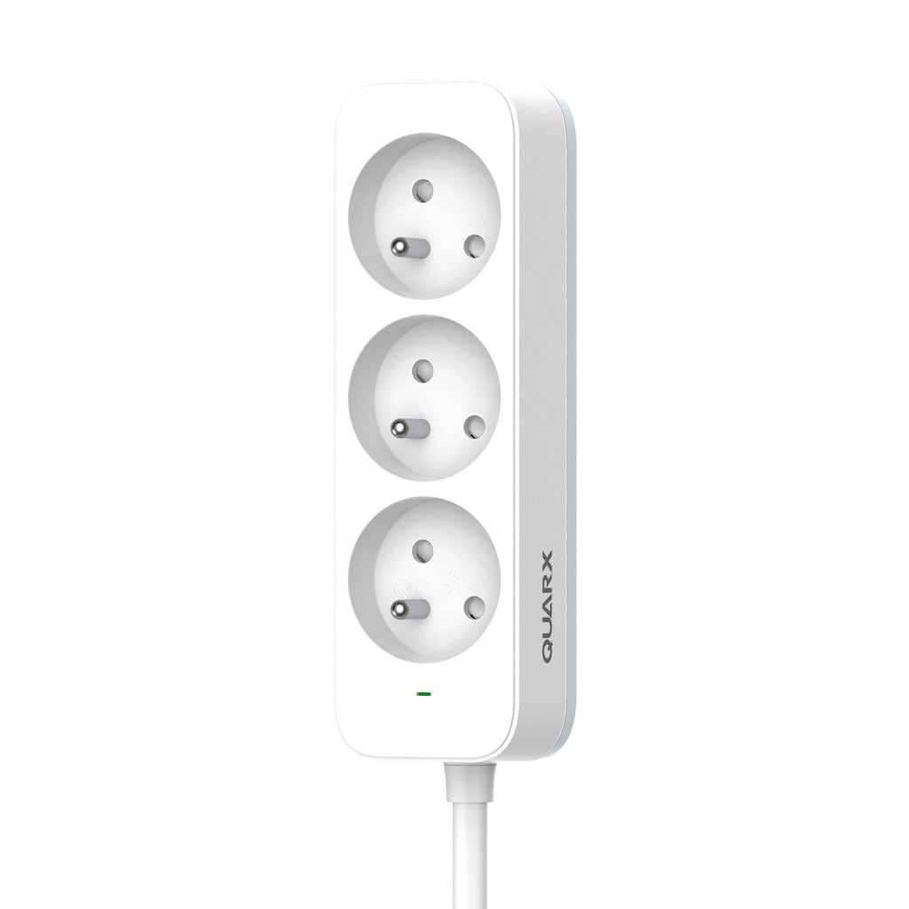 Multiprise 3P 2P+T 16A, câble 3G1,5mm2, 1,5 mètres
