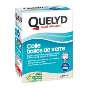 Colle en poudre concentrée pour toile de verre QUELYD, 500g