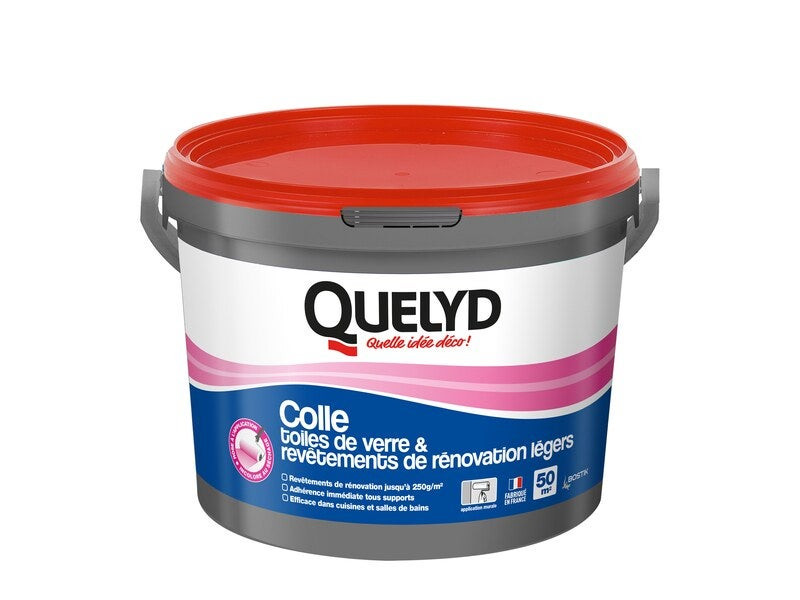 Colle toiles de verre QUELYD, 10 kg