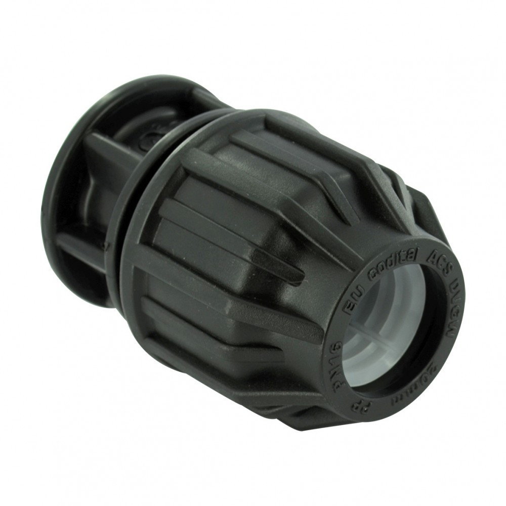 Bouchon à compression plastique D.25 pour tube en polyéthylène