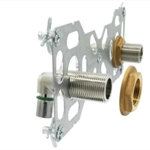 Kit fixation robinetterie douche ou bain à sertir laiton M 20 x 27 tube per