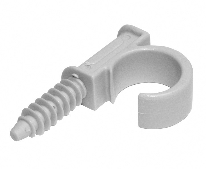Lot de 10 colliers simples à compression pvc hta D.16 pour tube en per