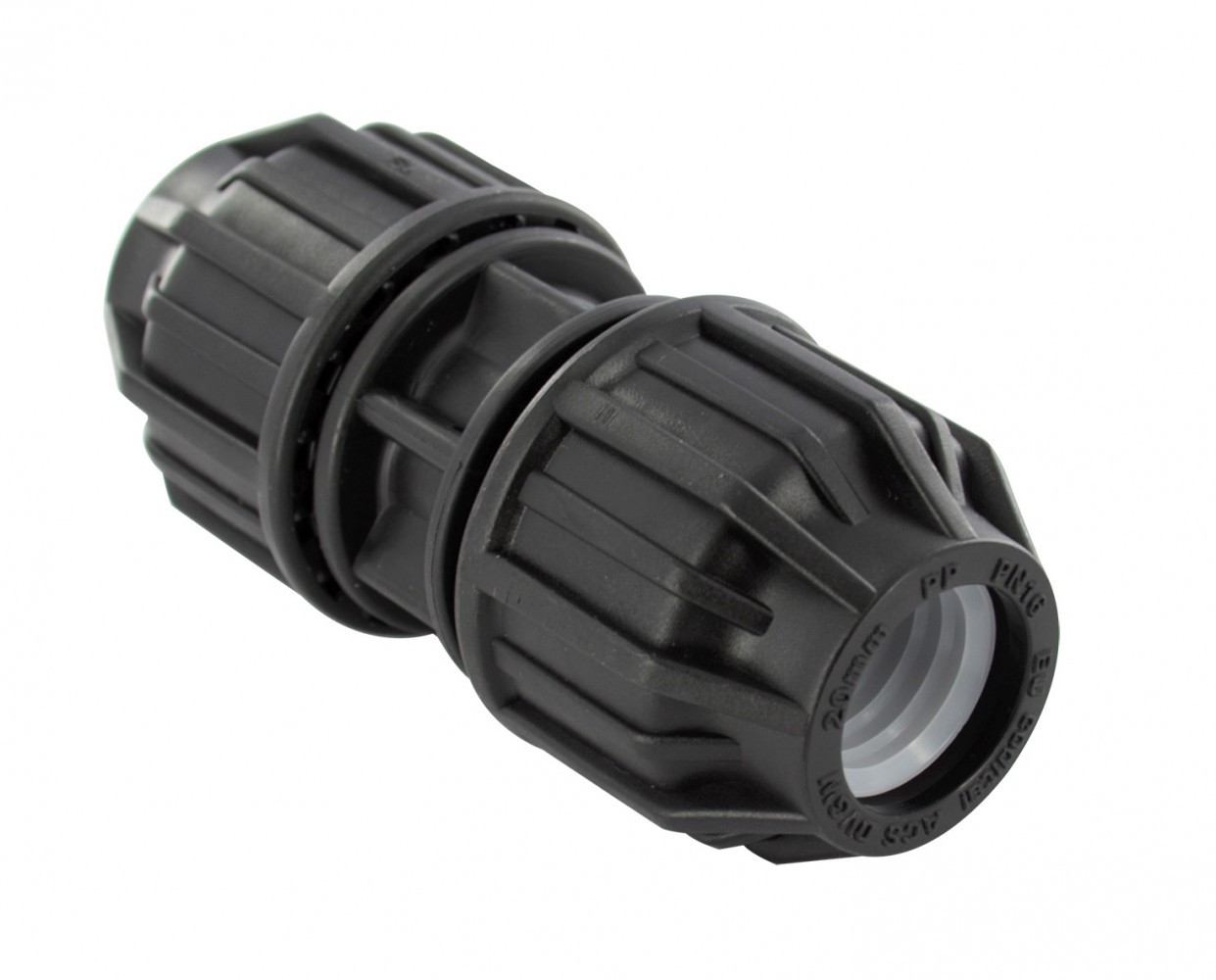 Manchon à compression plastique D.25 pour tube en polyéthylène