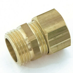 Manchon rapide laiton M 15 x 21 pour tube en cuivre