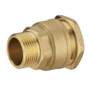 Raccord à compression laiton D.20 pour tube en polyéthylène