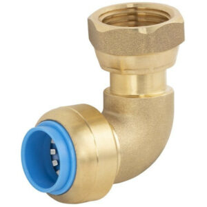 Raccord coude ecrou libre femelle 15 x 21 mm diam. 16 mm