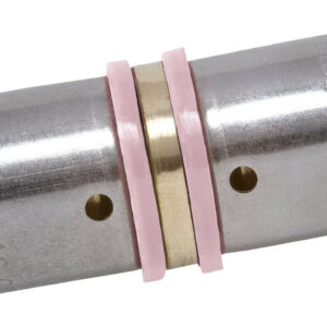 Raccord droit à sertir laiton D.12 pour tube en per