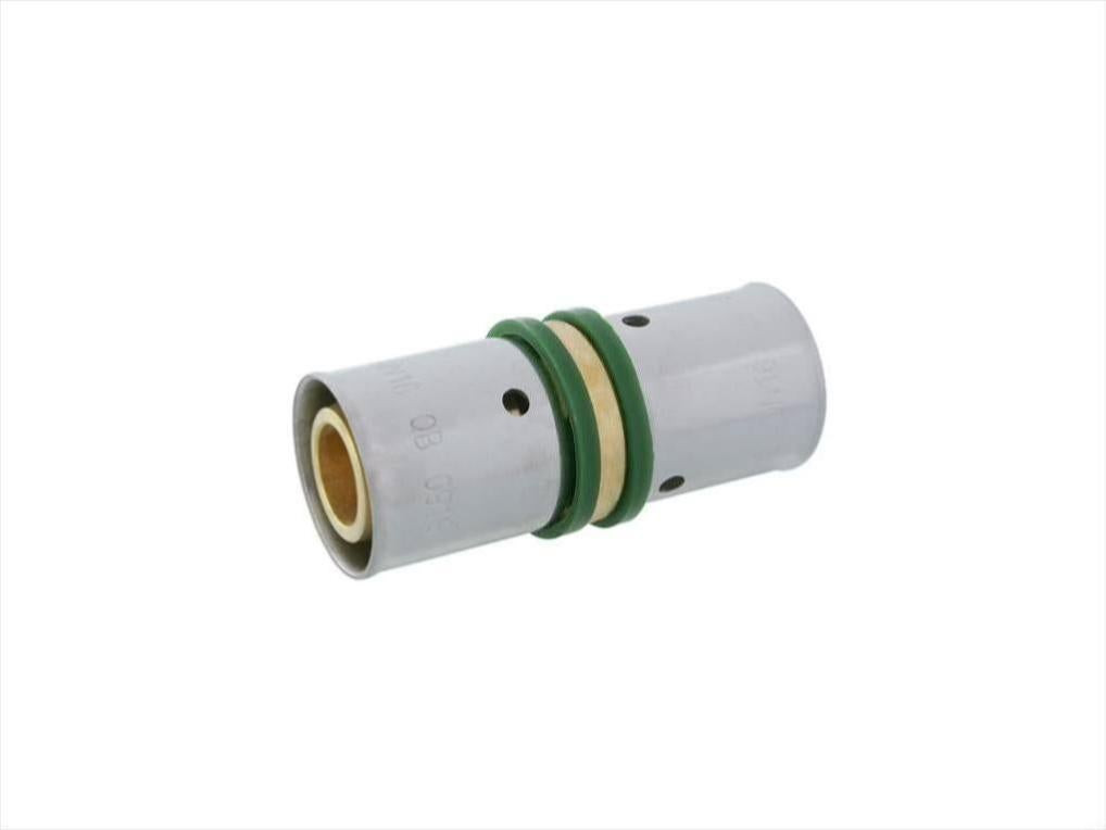 Raccord droit à sertir laiton D.16 pour tube en per