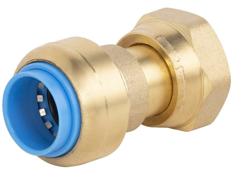 Raccord droit ecrou libre femelle 20 x 27 mm diam. 20 mm laiton