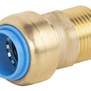 Raccord droit male 12 x 17 mm diam. 12mm laiton