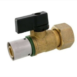 Vanne à écrou libre à sertir laiton F 15 x 21 pour tube en per