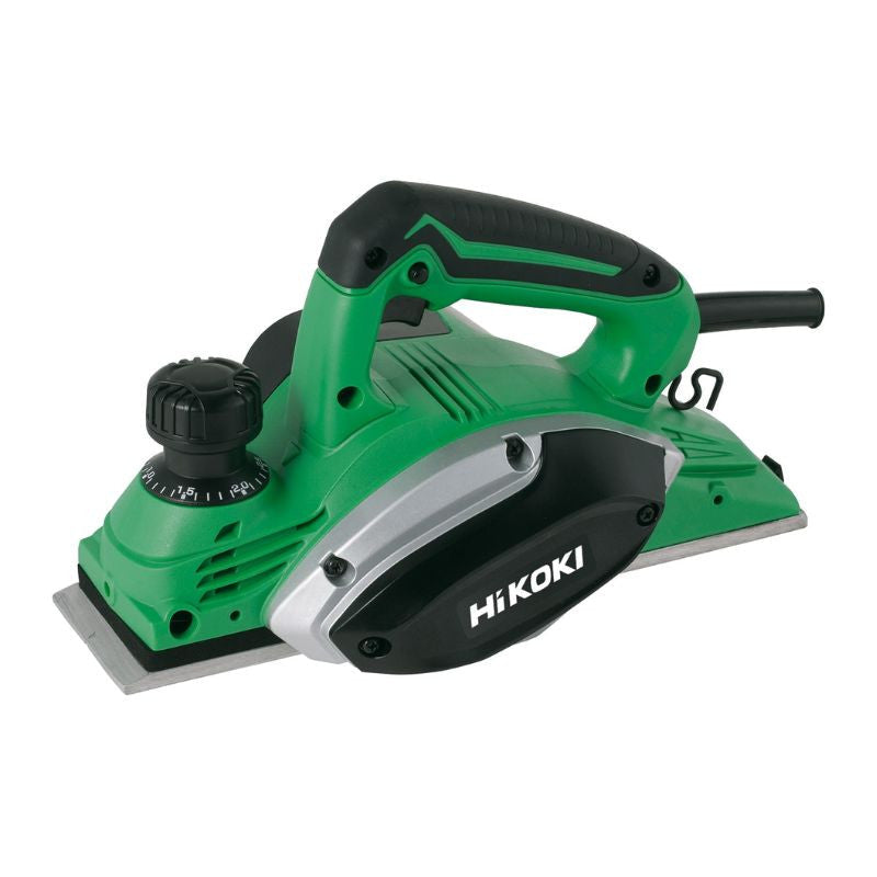 Rabot HITACHI - HIKOKI P20SFLCZ 620W largeur 82mm feuillure 9mm prof.cpe 2.6mm vit à vide 17000tr/mn