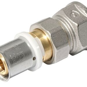 Raccord droit à écrou tournant et joint plat MF 32x3 - 1'' COMISA 87.36.320