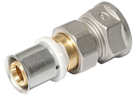 Raccord droit à écrou tournant et joint plat MF 32x3 - 1'' COMISA 87.36.320