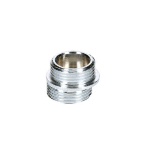 Raccord excentré 5 mm double mâle MM3/4 chromé GARIS D44004C